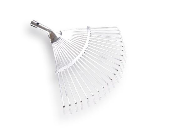 Afbeeldingen van ATLAS Bladhark metaal verzinkt met 22 tanden zonder steel