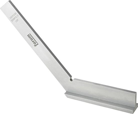 Afbeeldingen van FORUM Verstekwinkelhaak met aanslag speciaal staal 200X130MM