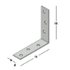 Afbeeldingen van GEBR. BODEGRAVEN Stoelhoek ZM 80X80MM 20X2MM