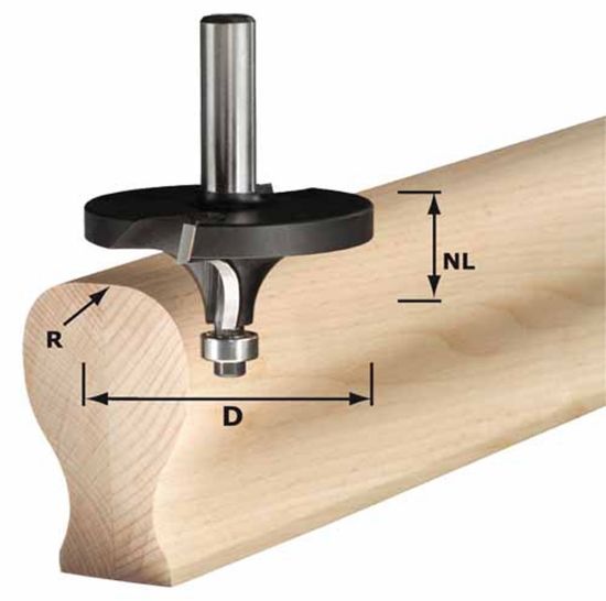 Afbeeldingen van FESTOOL Groeffrees HW schacht 12MM R16 64X26MM
