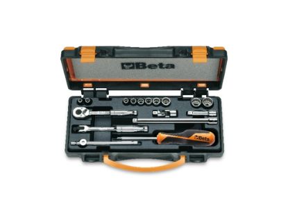 Afbeeldingen van BETA Dopsleutelset ¼" + toebehoren 900AS/C17-MBM