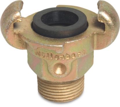 Afbeeldingen van Snelkoppeling staal VZ ½" buitendraad NA42