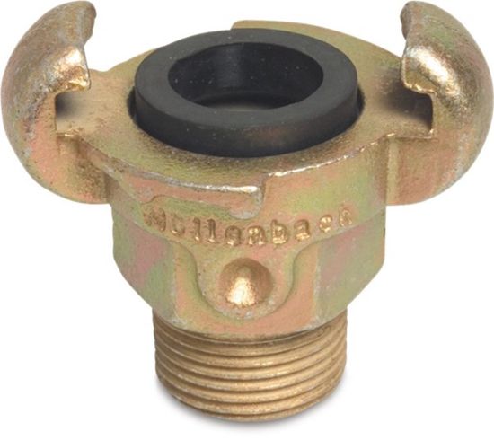 Afbeeldingen van Snelkoppeling staal VZ ¾" buitendraad NA42