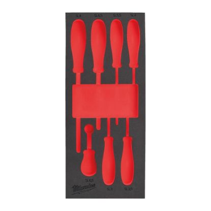 Afbeeldingen van MILWAUKEE Foam inlay leeg t.b.v. 7-delige SL schroevendraaierset
