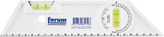 Afbeeldingen van FORUM Universele waterpas kunststof 25CM