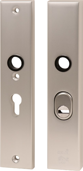 Afbeeldingen van OXLOC Veiligheidslangschild krukgat + kerntrekbeveiliging recht