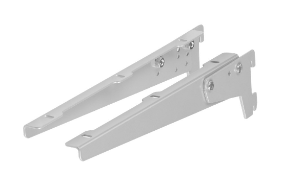 Afbeeldingen van Drager verstelbaar wit gelakt 300MM