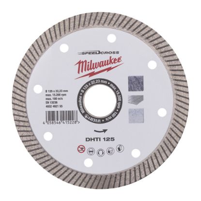 Afbeeldingen van MILWAUKEE Diamantzaagblad SpeedCross DHTI 125X22,23MM