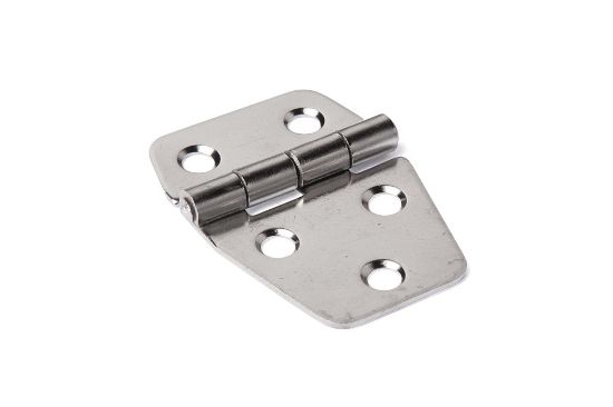 Afbeeldingen van Klepscharnier RVS vaste pen 40X55MM