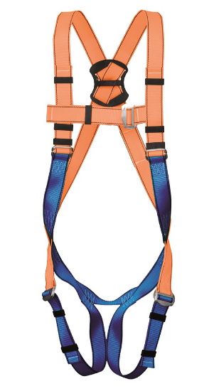 Afbeeldingen van ELLERsafe Harnasgordel oranje/blauw P-10 2XL