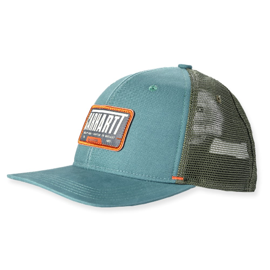 Afbeeldingen van CARHARTT Pet Canvas Mesh-Back grafische print 105971 sea pine onesize