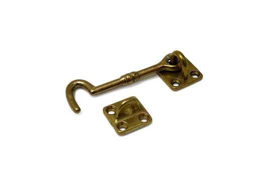 Afbeeldingen van Kajuithaak messing gepolijst 50MM