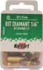 Afbeeldingen van KELFORT Schroefbit ¼" diamant PZ2 25MM