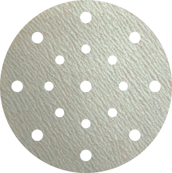 Afbeeldingen van Schuurschijf PS73CWK met actieve bekleding en klittenband 150MM K80 stansvorm GLS51