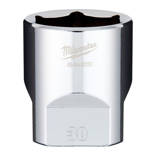 Afbeeldingen van MILWAUKEE Dop ½" metrisch FOUR FLAT 30MM