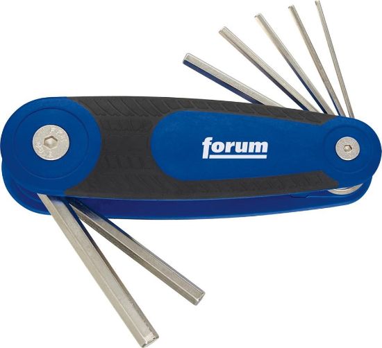 Afbeeldingen van Inbussleutelset inklapbaar 1,5-6MM 7x