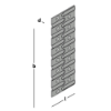 Afbeeldingen van GEBR. BODEGRAVEN Spijkerplaat SV 150X50MM 1,25MM