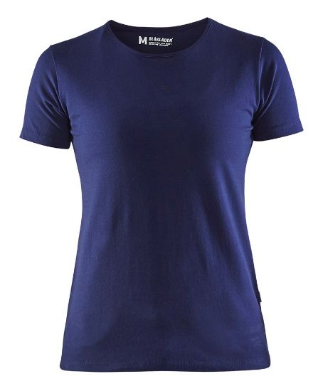 Afbeeldingen van BLÅKLÄDER T-shirt dames Slim-Fit 3304 marineblauw S