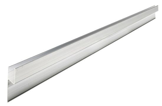 Afbeeldingen van SOLA Strijklat H-profiel aluminium AL2605 1M