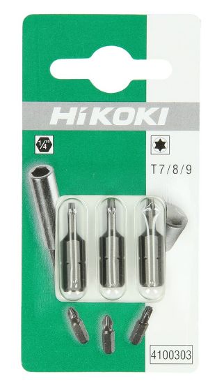 Afbeeldingen van Bit ¼" TORX combi T7/T8/ T9 - 25MM 3x