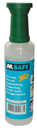 Afbeeldingen van M-SAFE Oogspoelfles + oogbadje 500ML