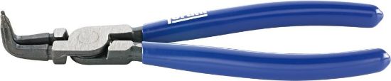 Afbeeldingen van FORUM Borgveertang t.b.v. binnenring gebogen kop gepolijst met geïsoleerde kunststof handgreep J11 140MM