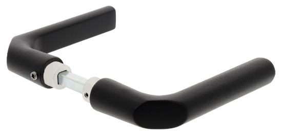 Afbeeldingen van OXLOC Deurkruk duim-model Avignon aluminium zwart 38-42MM