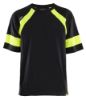 Afbeeldingen van BLÅKLÄDER T-shirt Visible 3523 zwart/High Vis geel S