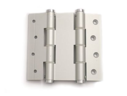 Afbeeldingen van Deurveerscharnier dubbel ALU zilver 120/40MM