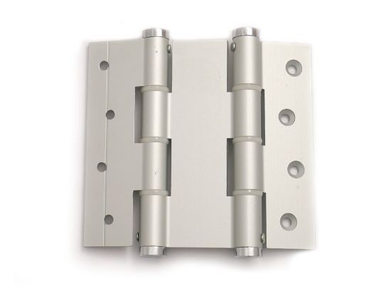 Afbeeldingen van Deurveerscharnier dubbel ALU zilver 120/40MM