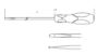 Afbeeldingen van BETA Schroevendraaier lang sleuf 1294L 5X400
