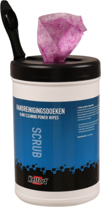 Afbeeldingen van KELFORT Handreinigingsdoeken met scrub 90x