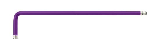 Afbeeldingen van WIHA Stiftsleutel zeskantkogelkop fluoriserend paars 369F 4MM