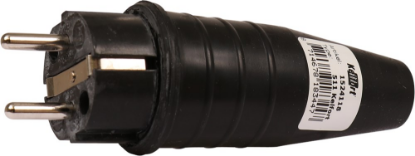 Afbeeldingen van KELFORT Stekker volrubber CEE EN60309 2P 230V 16Ah