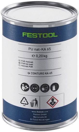 Afbeeldingen van FESTOOL Conturo Smeltlijm PU naturel KA65 4x