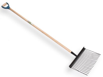Afbeeldingen van ATLAS Paardenvijgvork metaal met steel D-greep 140X3,0CM