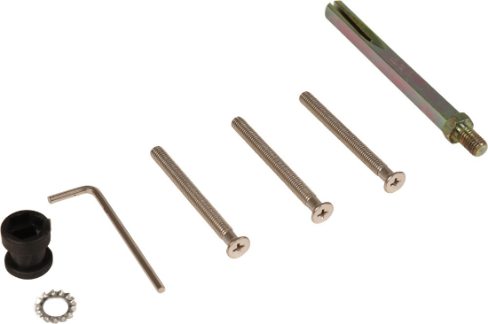 Afbeeldingen van OXLOC Bevestigingsset t.b.v. veiligheidsbeslag RVS M6X65MM