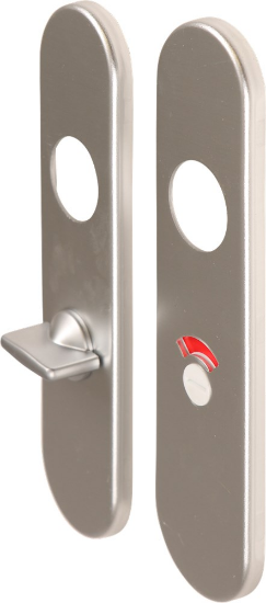Afbeeldingen van OXLOC Kortschild vrij/bezet Parijs aluminium 8X55MM
