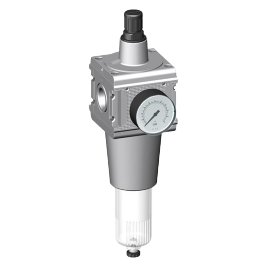 Afbeeldingen van Drukregelaar G1 8µ 10bar met mano 63MM BG5