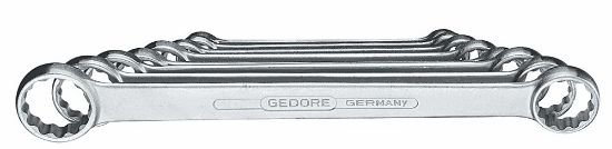 Afbeeldingen van GEDORE Ringsleutelset plat 4-8 6-22MM 8x