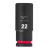 Afbeeldingen van MILWAUKEE Dop SHOCKWAVE ½" lang 22MM