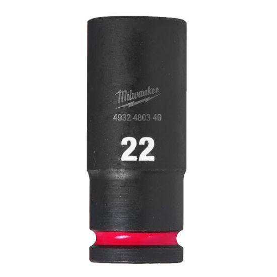 Afbeeldingen van MILWAUKEE Dop SHOCKWAVE ½" lang 22MM