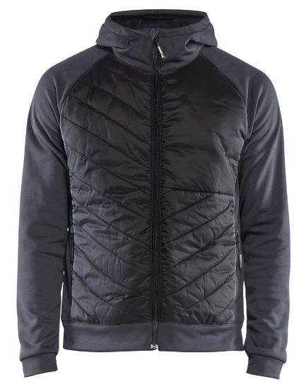 Afbeeldingen van BLÅKLÄDER Hybride sweater 3463 medium grijs/zwart M