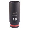 Afbeeldingen van MILWAUKEE Dop SHOCKWAVE ⅜" lang 19MM