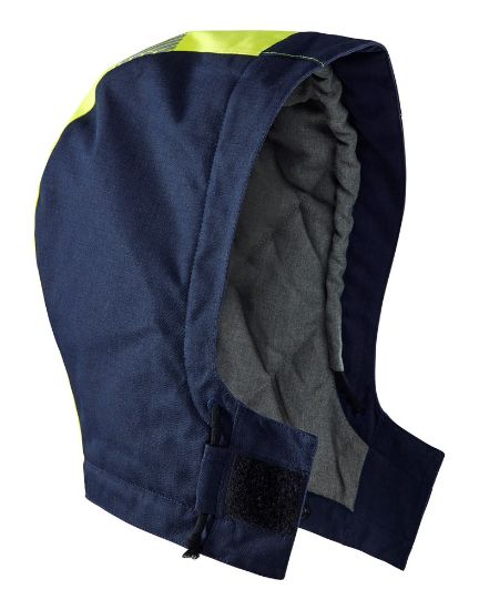 Afbeeldingen van BLÅKLÄDER Winter capuchon Multinorm 2167 marineblauw/High Vis geel L