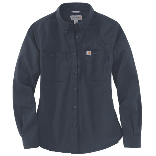 Afbeeldingen van CARHARTT Overhemd rugged professional dames 103106 navy XL
