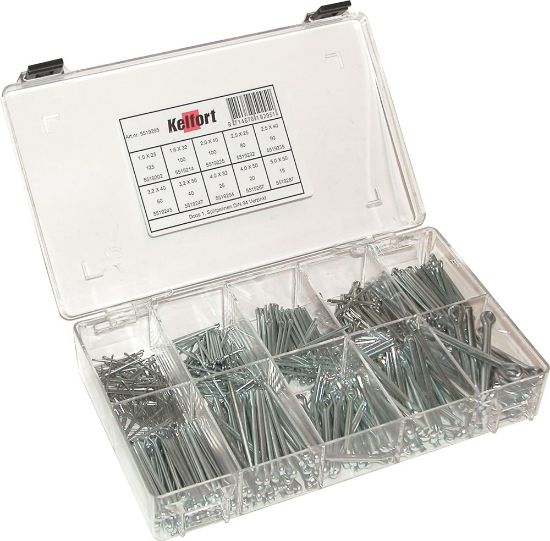 Afbeeldingen van KELFORT Assortimentdoos nr.1 splitpennen DIN94 EV