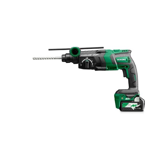 Afbeeldingen van HIKOKI Accu boorbreekhamer DH36DPEWRZ SDS PLUS 36V BL 32J MV RFC 2x MV-A [36V 2,5Ah/18V 5,0Ah] in HSC IV