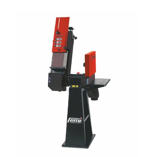 Afbeeldingen van FEMI Bandschuurmachine 539B 150X1750MM 1350/1600W drie fasen + voet