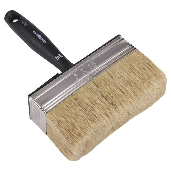 Afbeeldingen van COPENHAGEN PRO Blokwitter 3* wit Chinees varkenshaar mix met kunststof steel 5x15CM